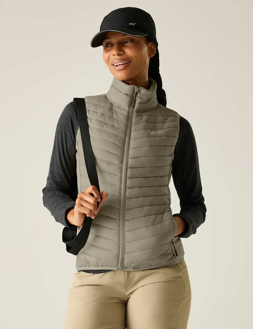 Regatta Women's Anderson Hybrid Quilted Funnel Neck Gilet - 24 - Brown - Available at M&S