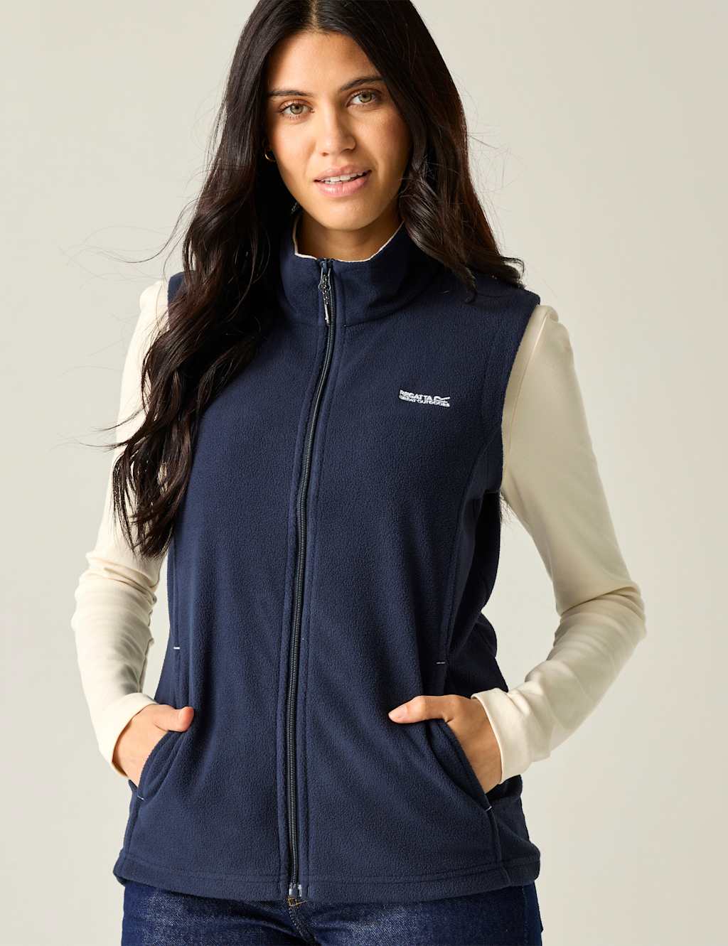 Regatta Women's Sweetness II Funnel Neck Gilet - 8 - Navy - Available at M&S