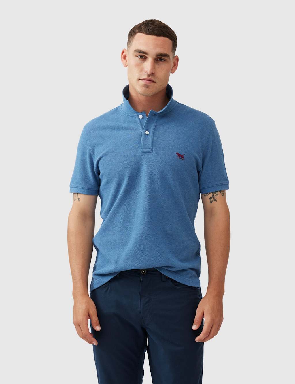 Rodd & Gunn Men's Gunn Slim Fit Pure Cotton Polo Shirt - 2XL - Cobalt - Available at M&S