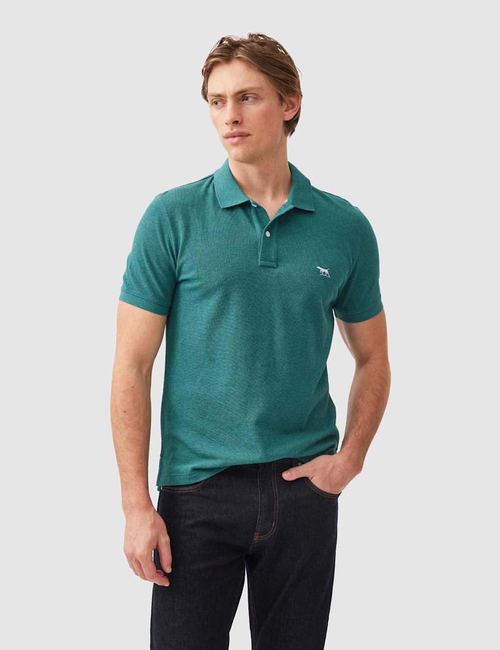 Rodd & Gunn Gunn Slim Fit Pure Cotton Polo Shirt Black