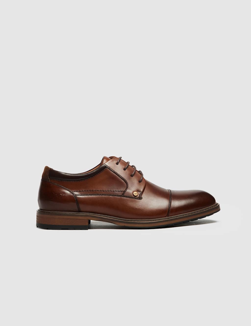 Rodd & Gunn Darfield Leather Derby Shoes Medium Brown