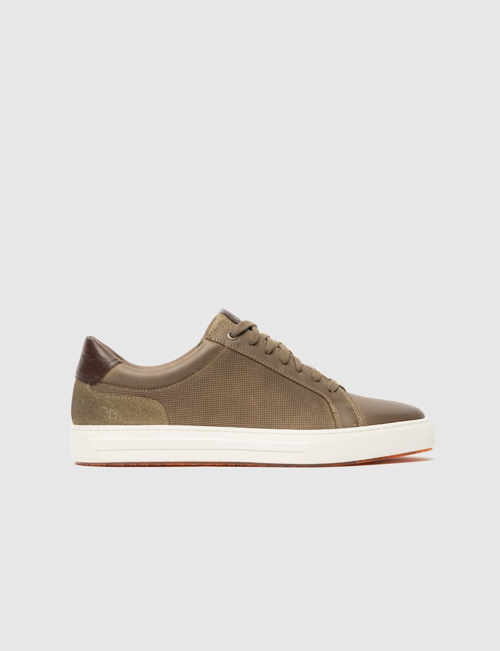Rodd & Gunn Men's Leather Lace Up Trainers - 12 - Stone - Available at M&S