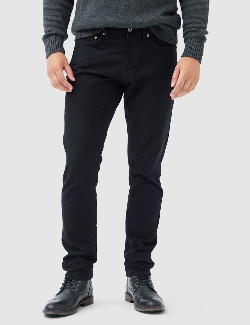 Rodd & Gunn Motion 2 Regular Fit 5 Pocket Jeans Black