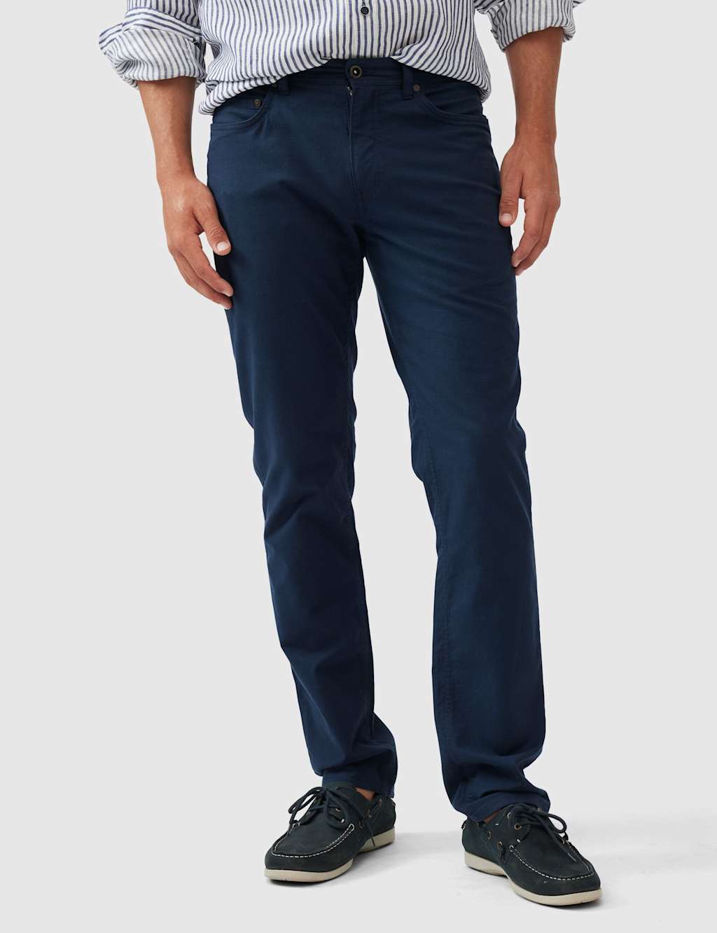 Rodd & Gunn Men's 5 Pocket Jeans - 33 - Navy - Available at M&S