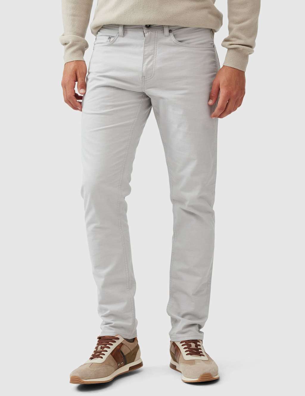 Rodd & Gunn Men's 5 Pocket Jeans - 38 - Oatmeal - Available at M&S