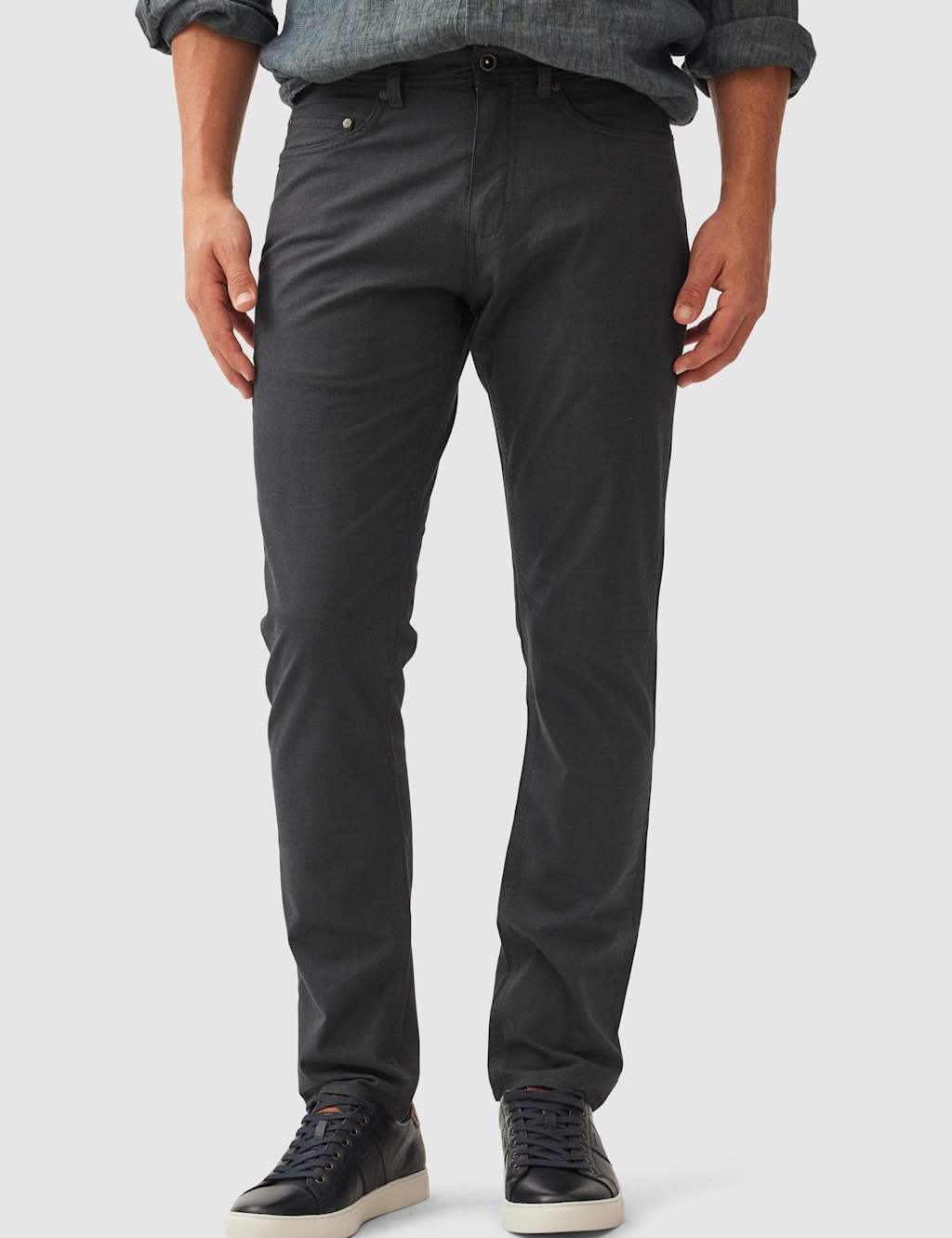 Rodd & Gunn Men's 5 Pocket Jeans - 38 - Grey - Available at M&S