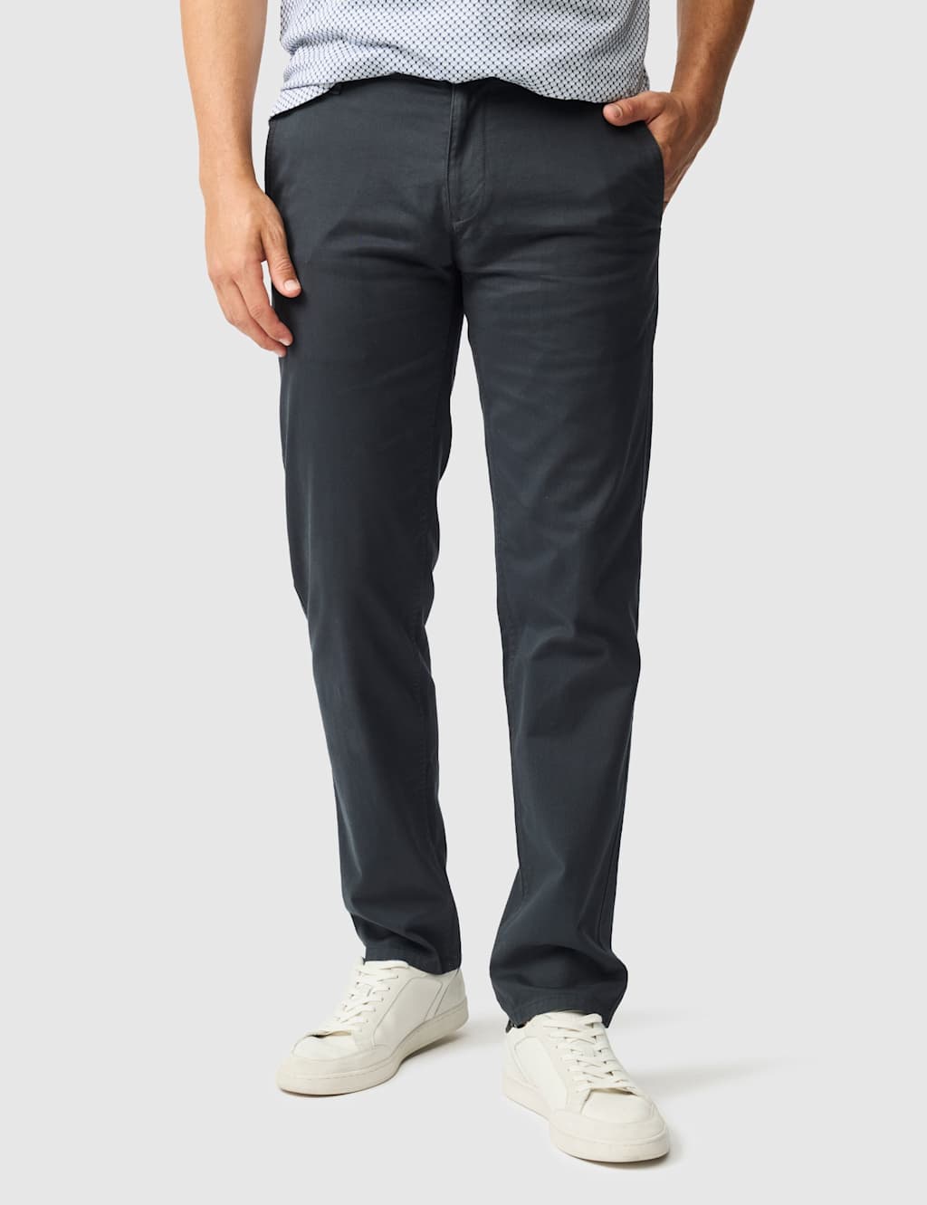 Rodd & Gunn Thomas Road Regular Fit Chinos Black/Grey