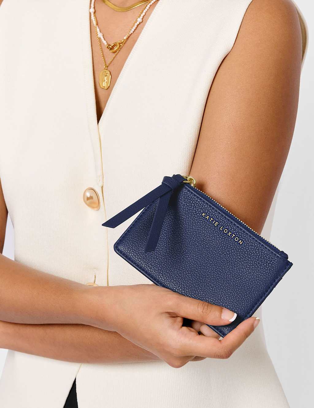 Katie Loxton Coin & Card Holder Dark Navy