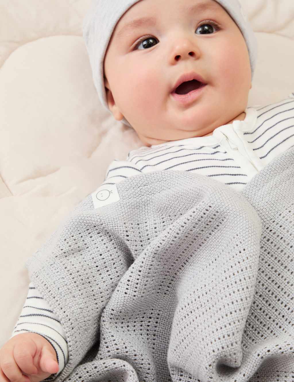 Cotton Blend Cellular Blanket