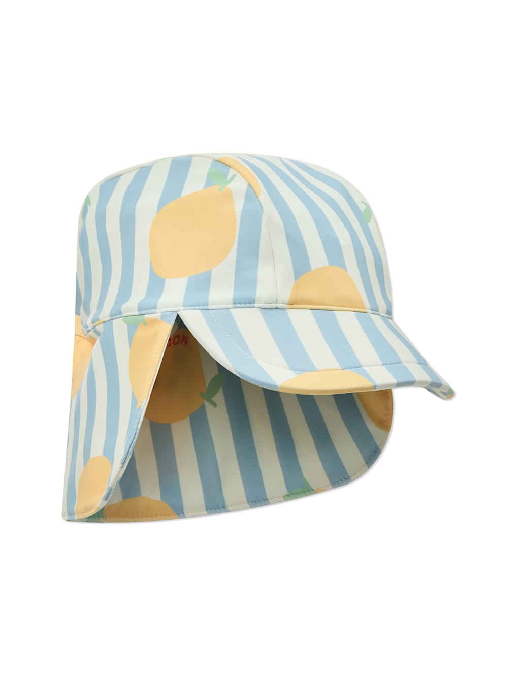 Striped Lemon Print Swim Hat (0-4 Yrs)
