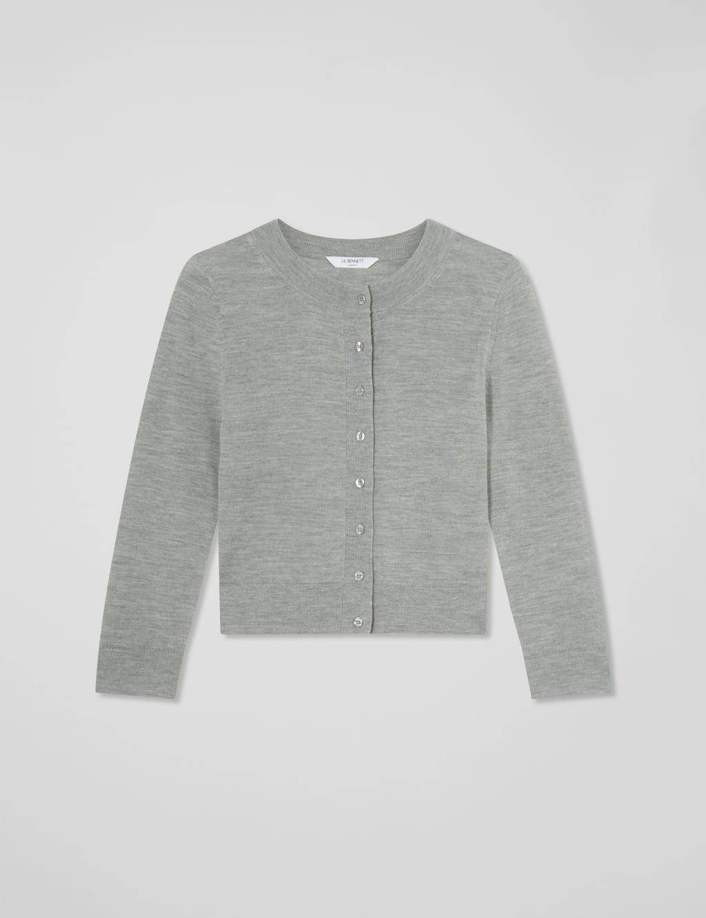 Pure Merino Wool Button Through Cardigan