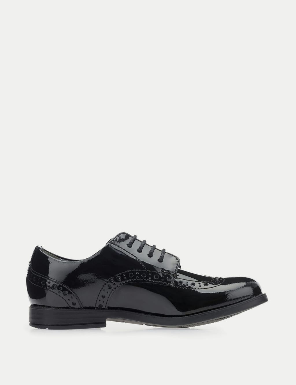 Kids' Patent Brogue School Shoes (5 Large - 9 Large)