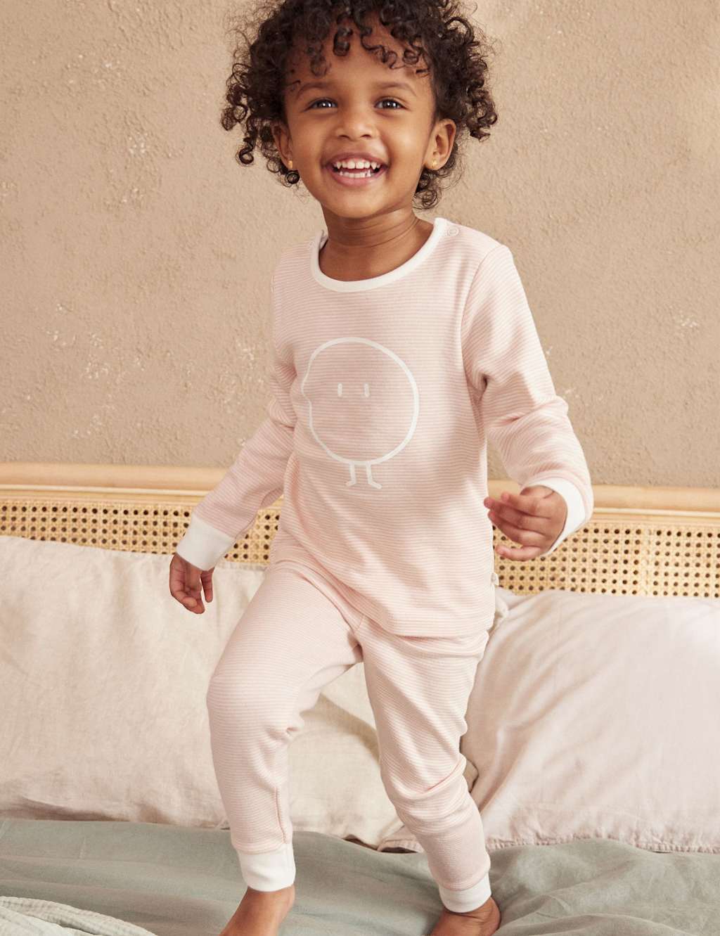 Cotton Blend Striped Pyjamas (6 Mths-6 Yrs)