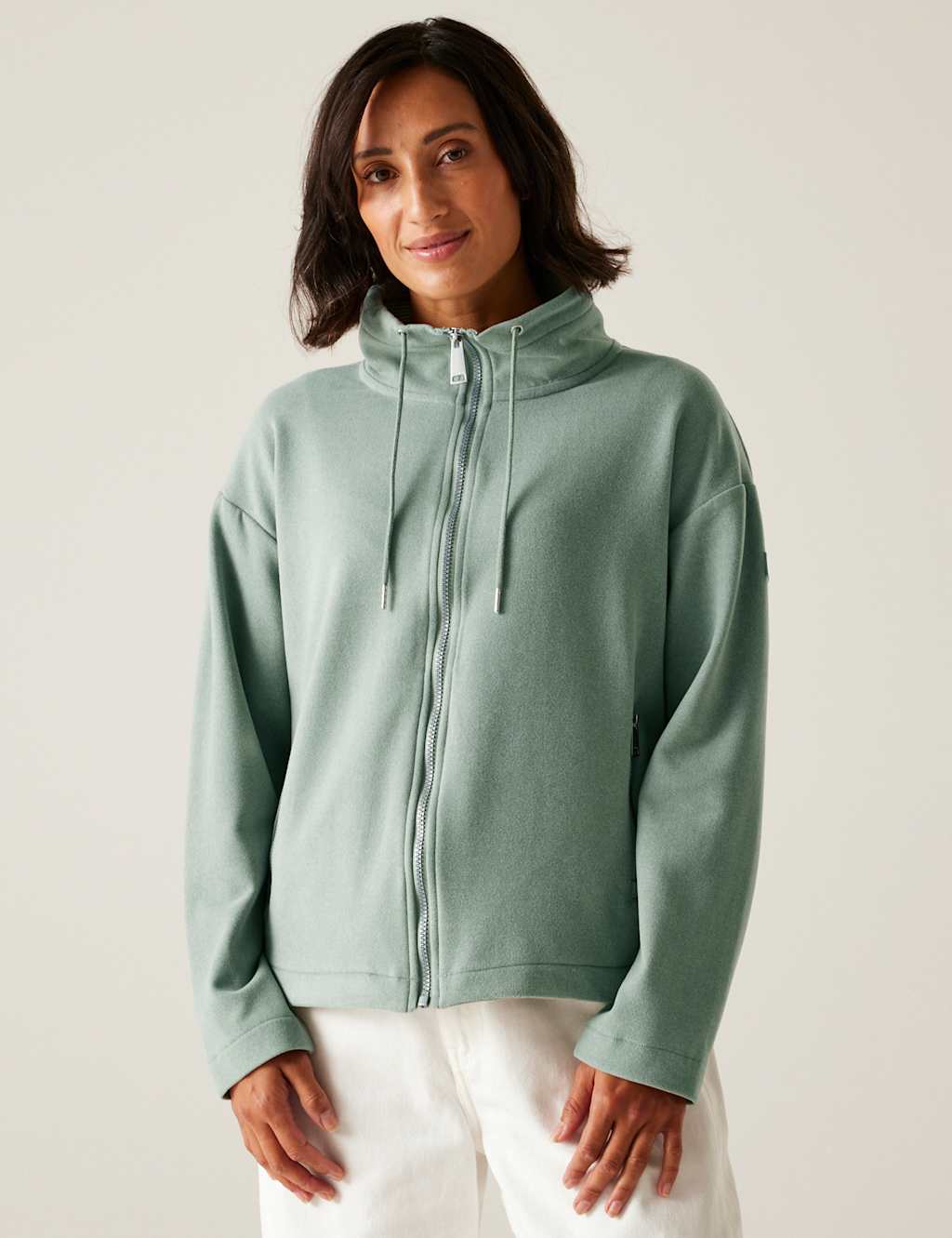 Ashlynn Zip Up Funnel Neck Fleece