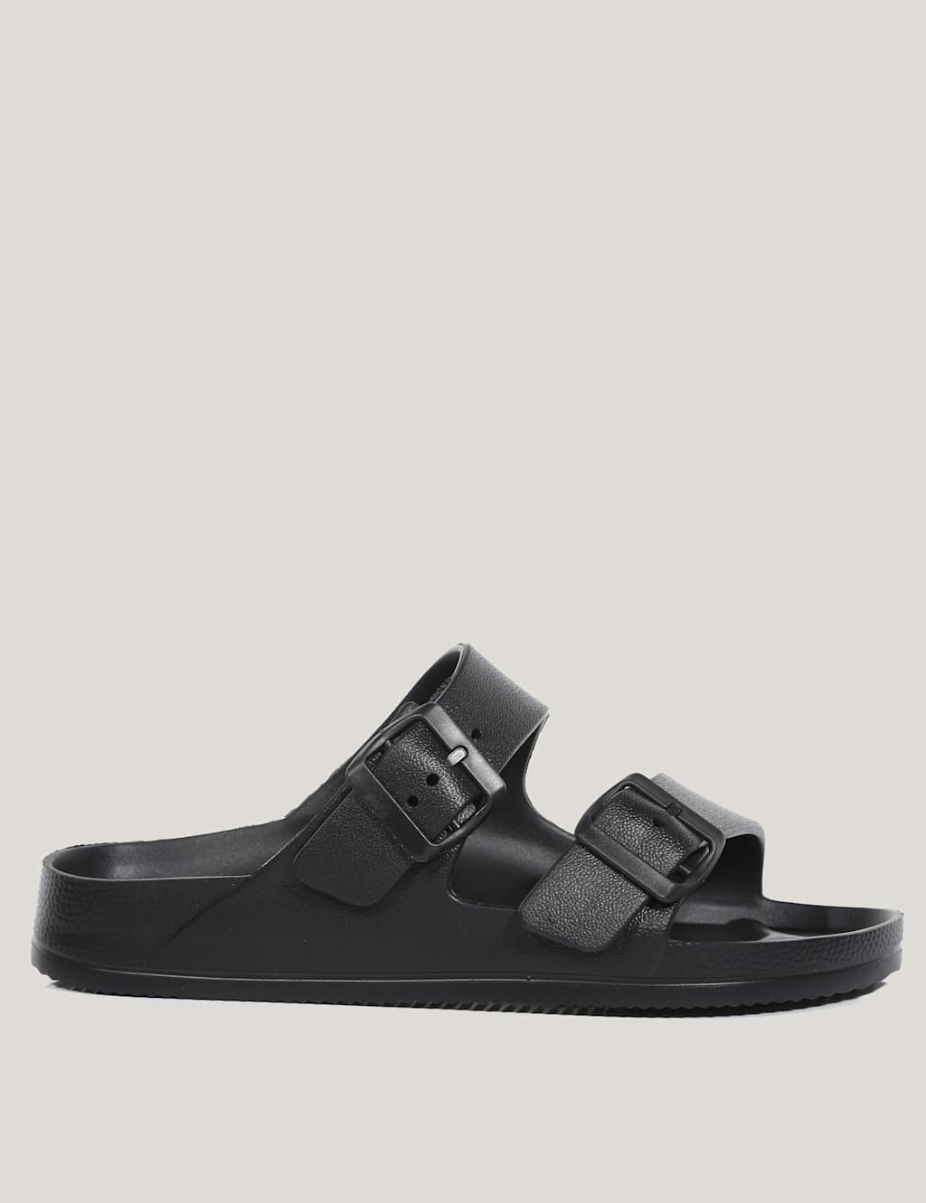 Regatta Brooklyn Buckle Sliders Black