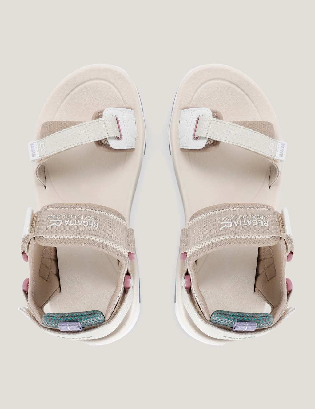 Blaze Riptape Ankle Strap Flatform Sandals
