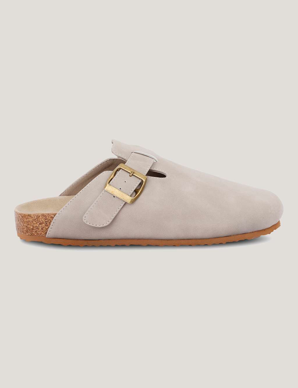 Kaber Buckle Flat Mules
