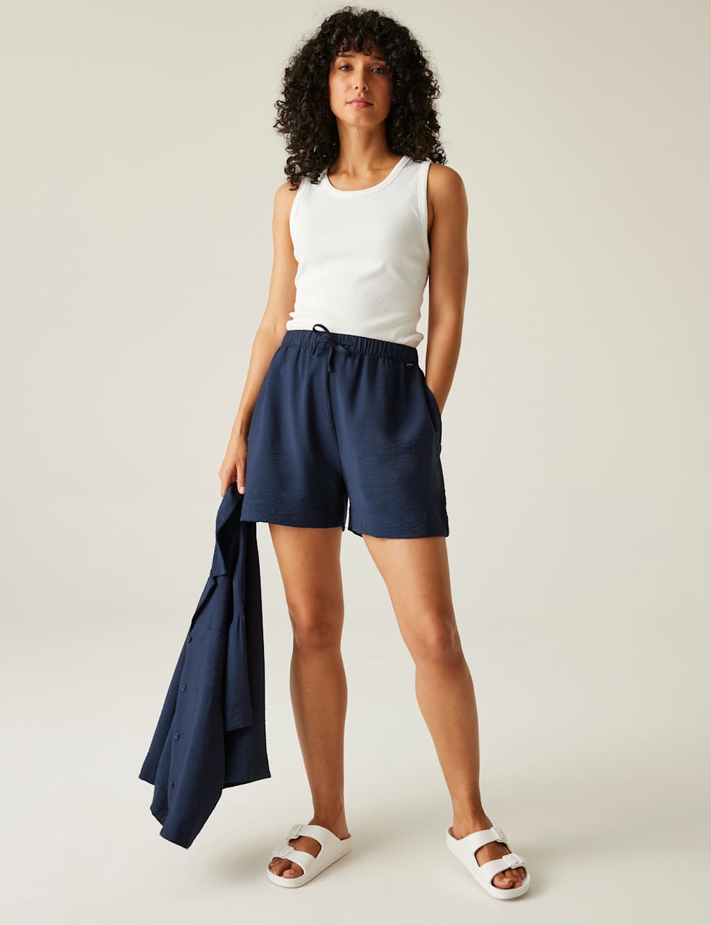 Salise Floral High Waisted Shorts