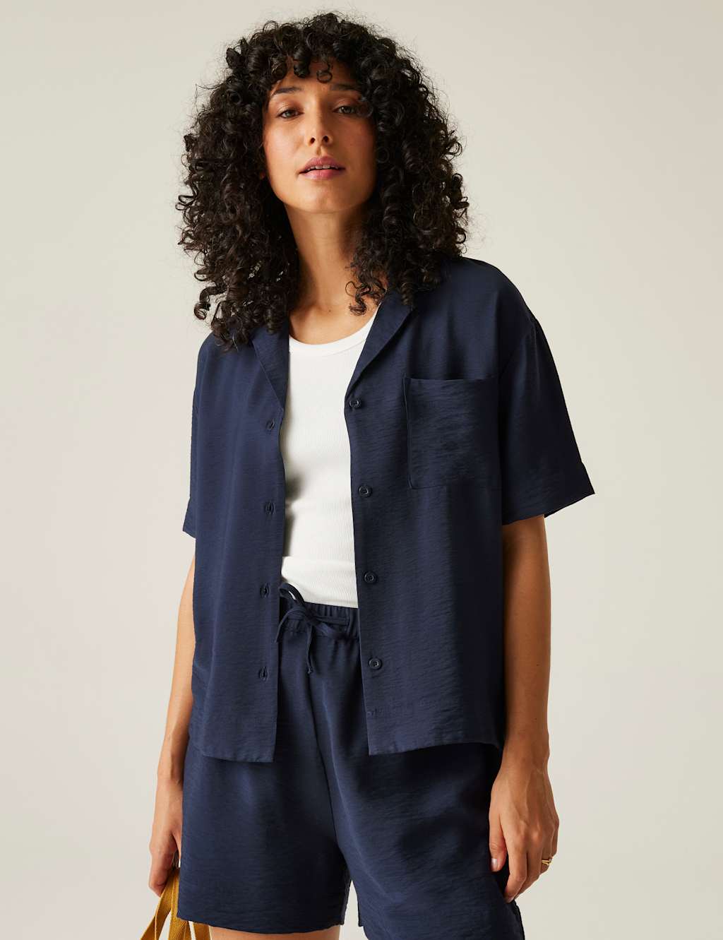 Salise Collared Relaxed Button Through Shirt
