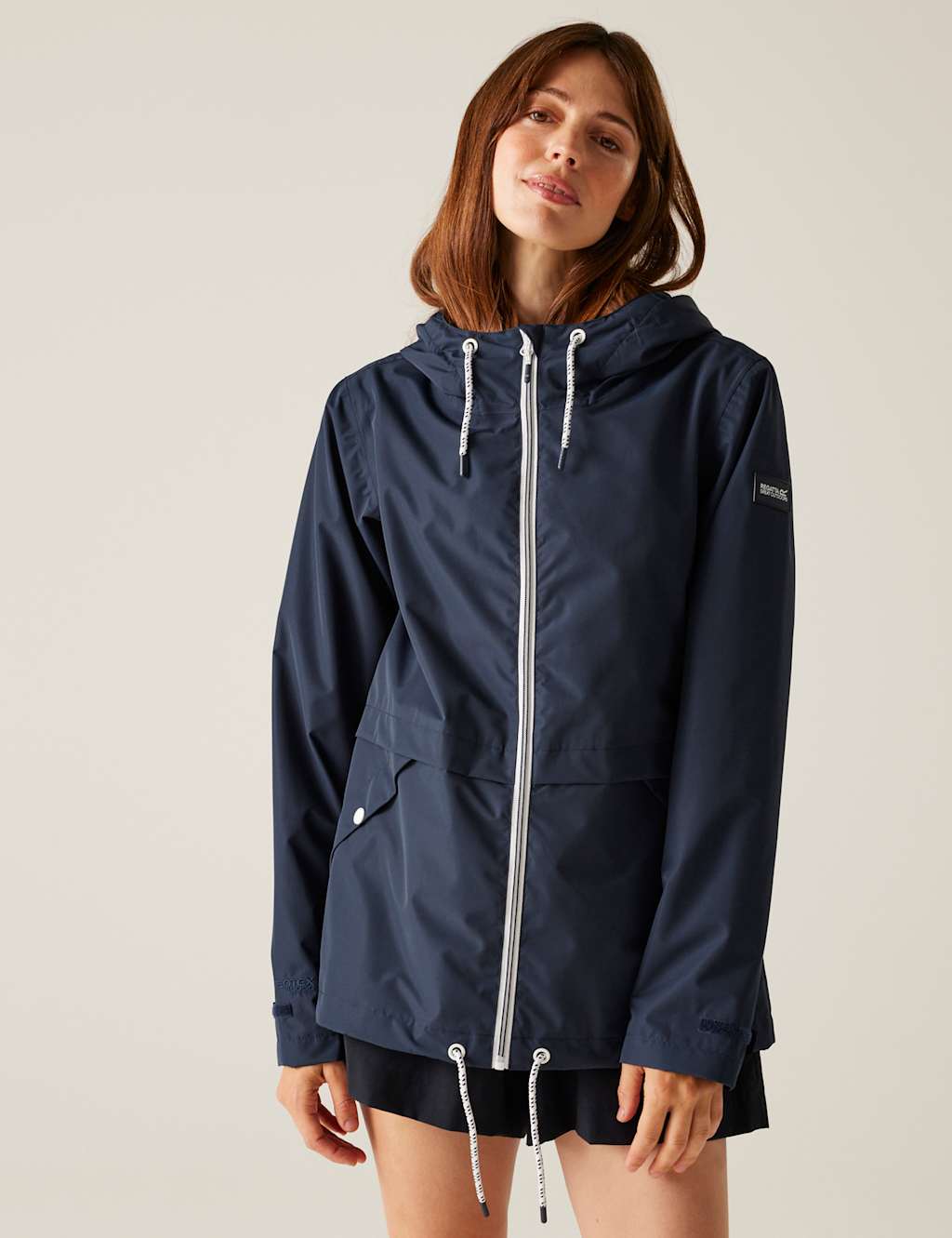 Bayletta II Waterproof Striped Raincoat