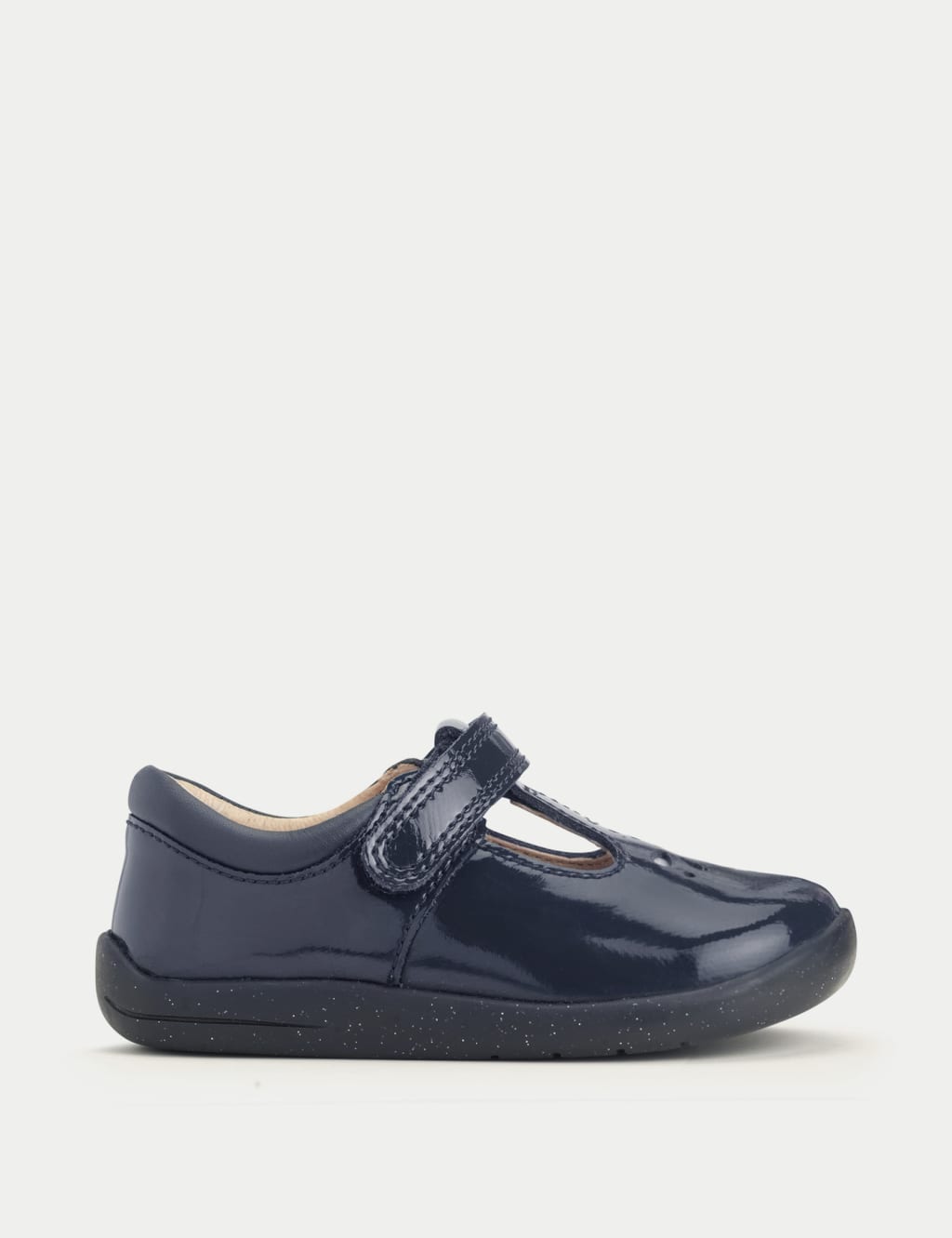Kids' Patent Riptape T-Bar Shoes (4 Small - 8 Small)