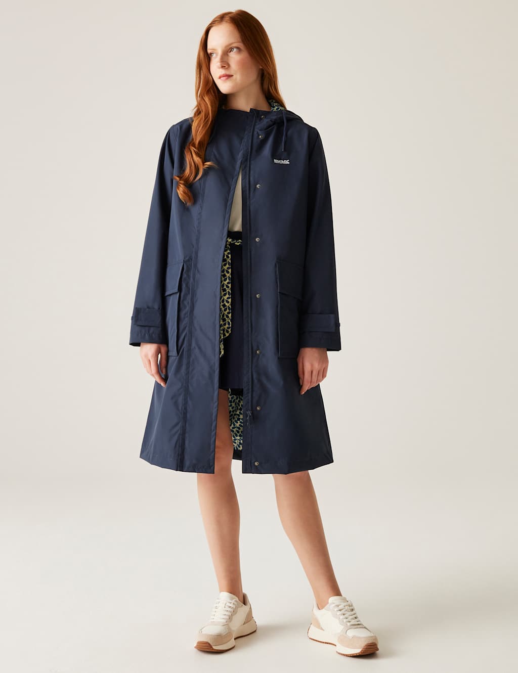 Orla Kiely II Waterproof Hooded Longline Mac