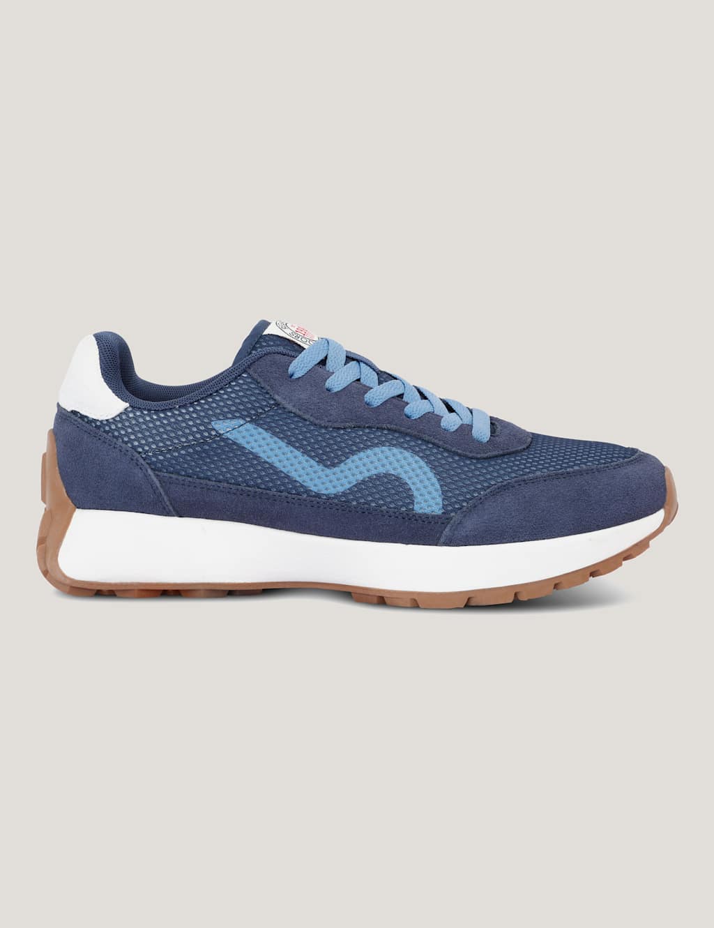 Marine Heritage Lace Up Trainers