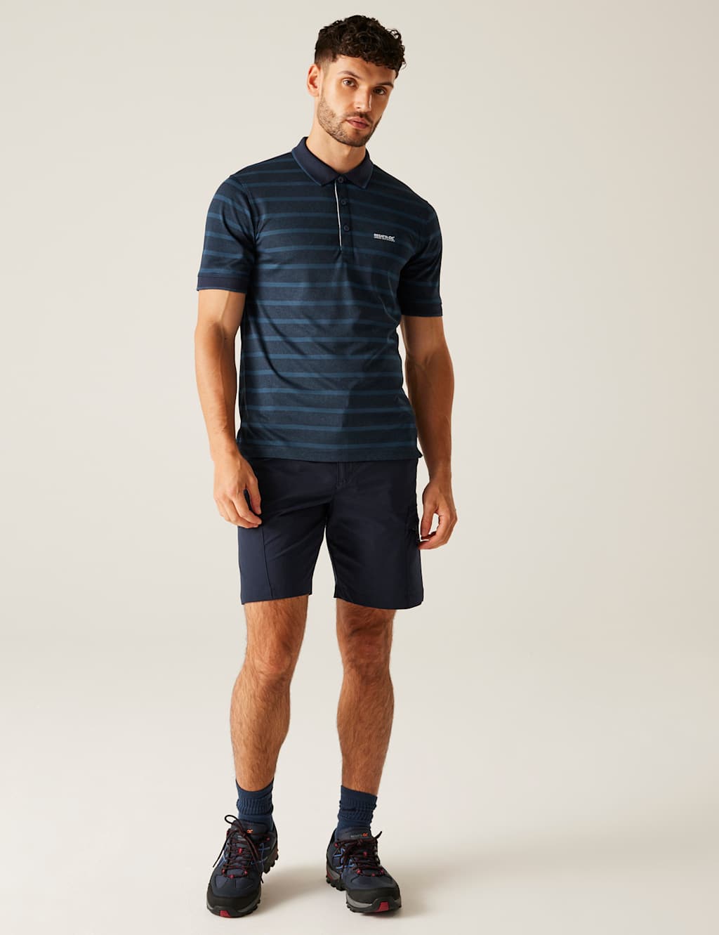 Kildra Striped Tipped Polo Shirt