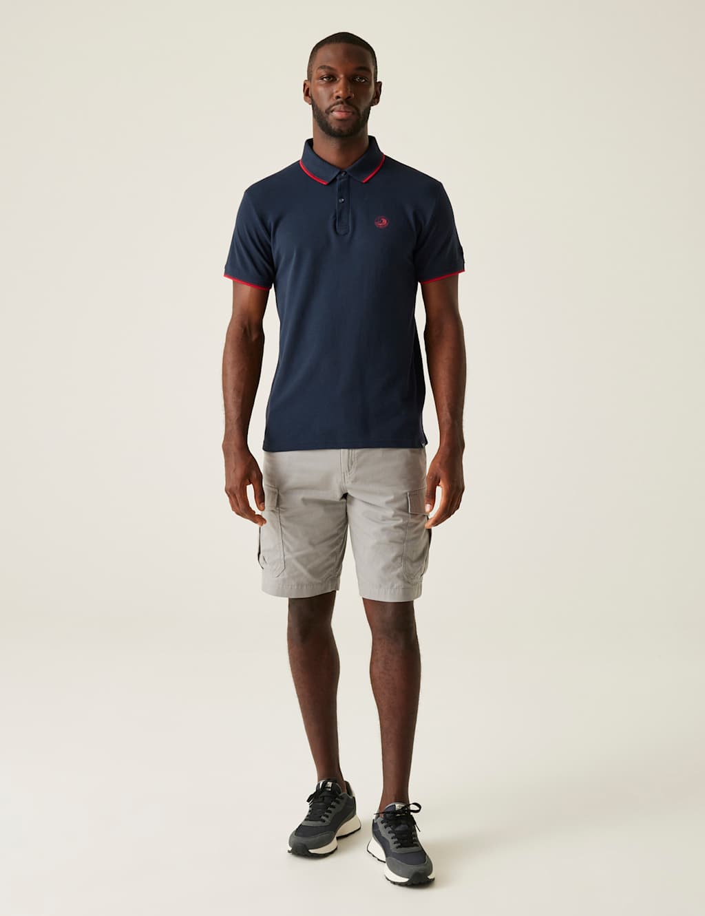 Tadeo II Pure Cotton Tipped Polo Shirt