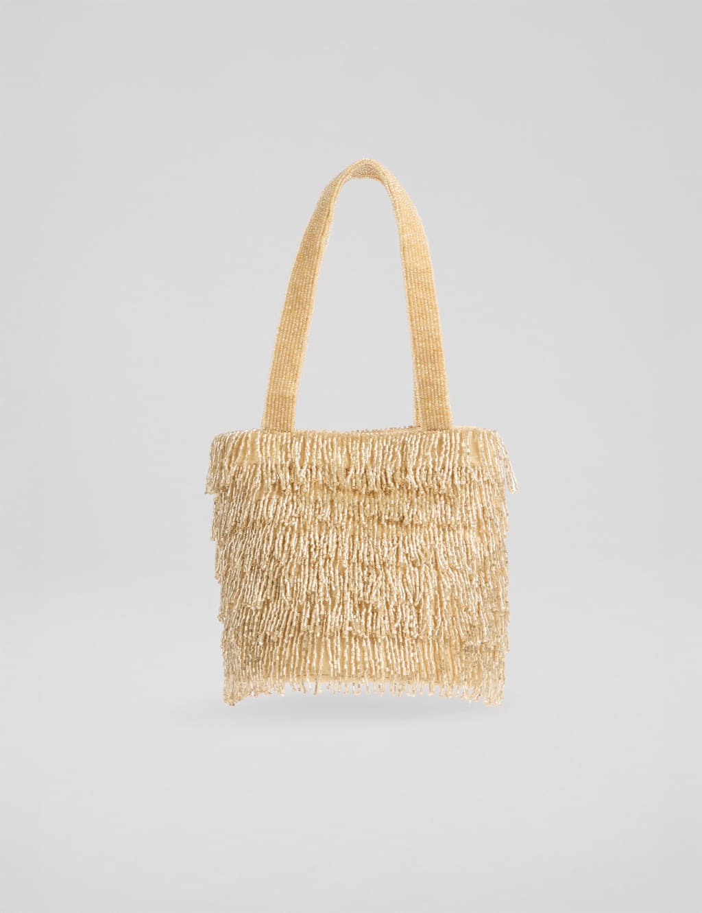 Beaded Fringed Grab Bag