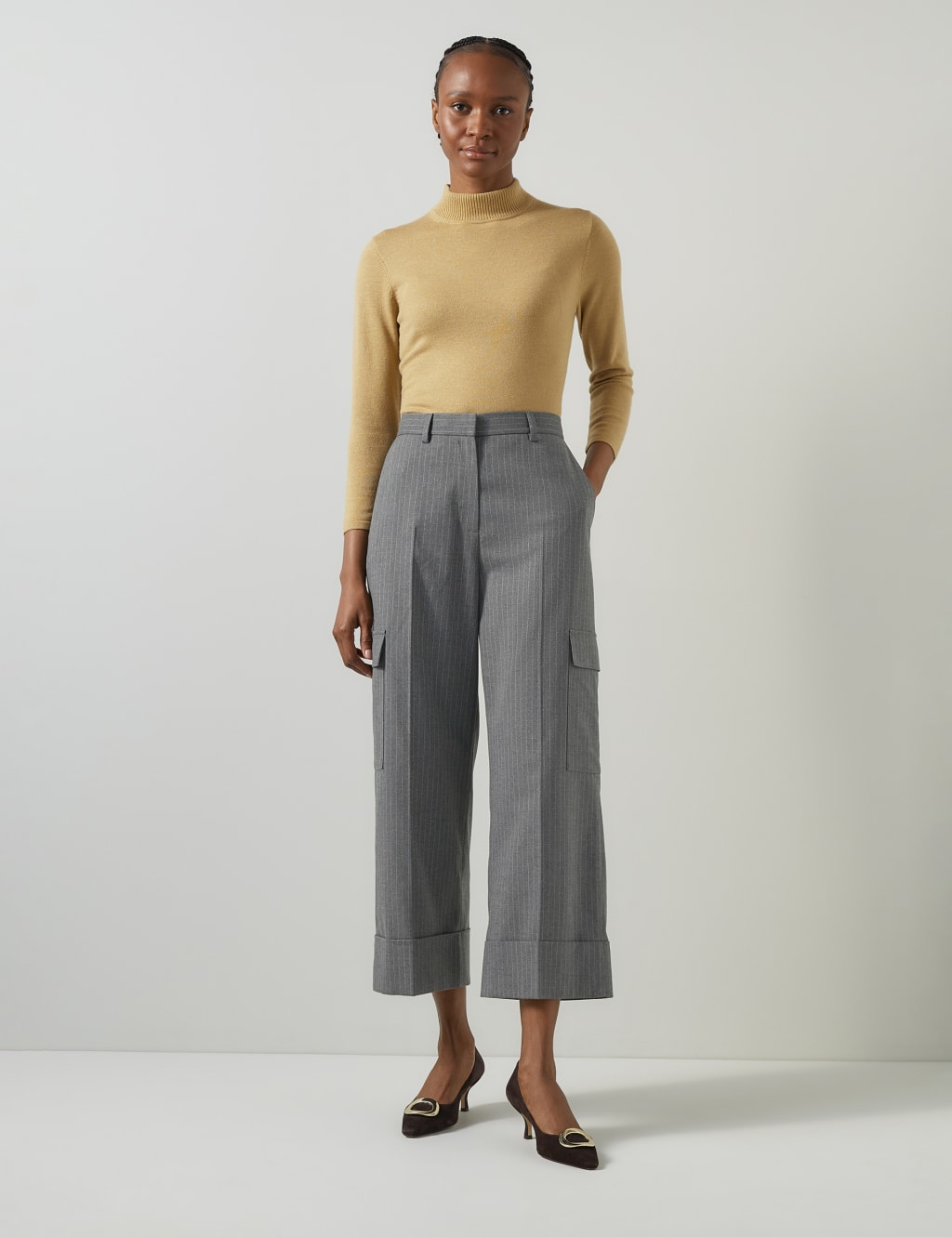 Women s Grey Trousers at M S