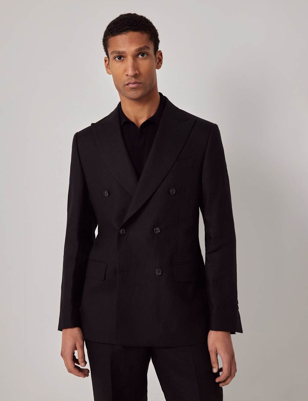 Tailored Fit Italian Pure Linen Suit Jacket