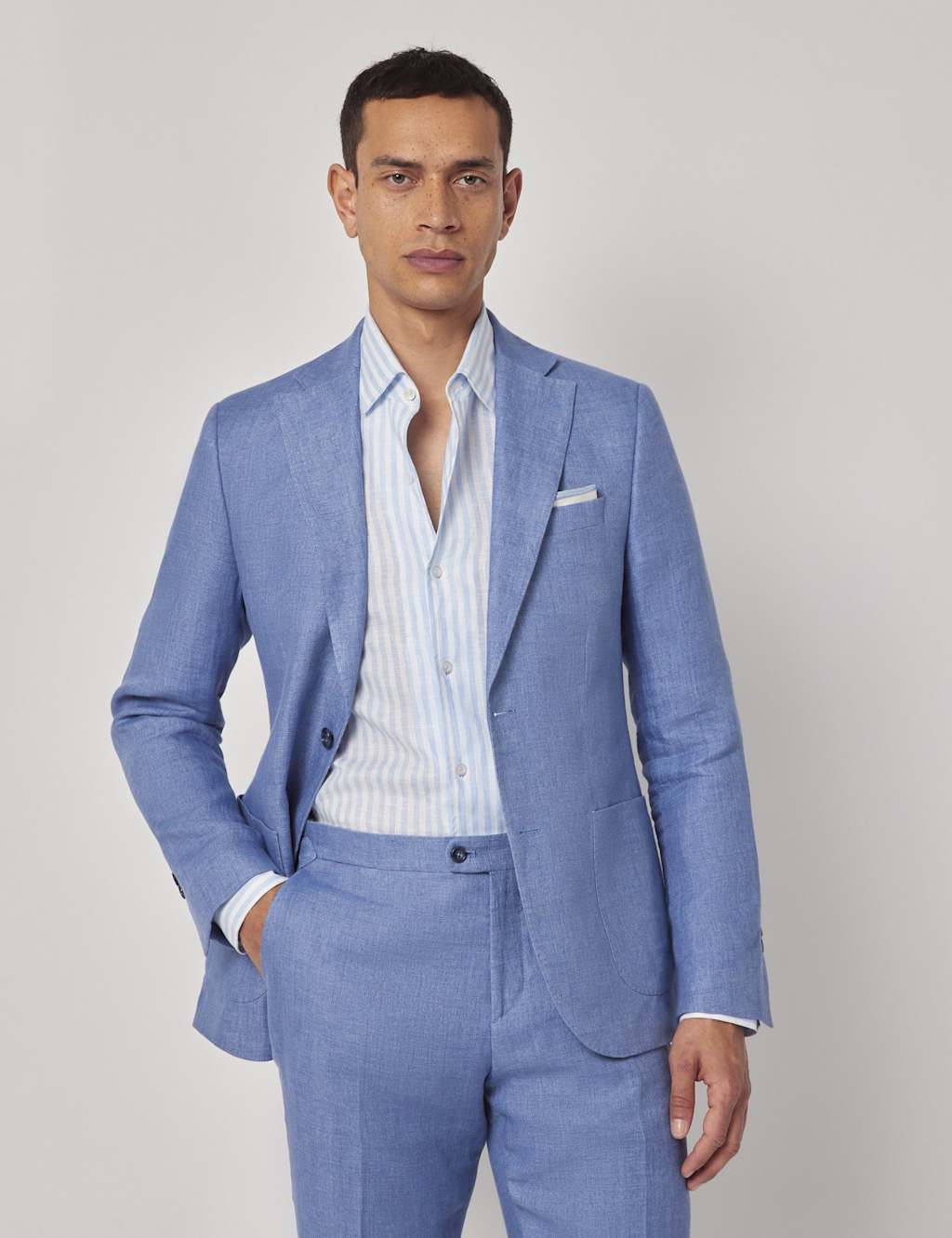 Slim Fit Pure Linen Suit Jacket