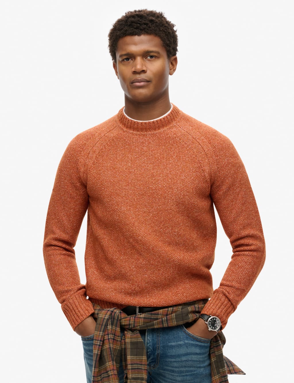 Crew Neck Raglan Jumper
