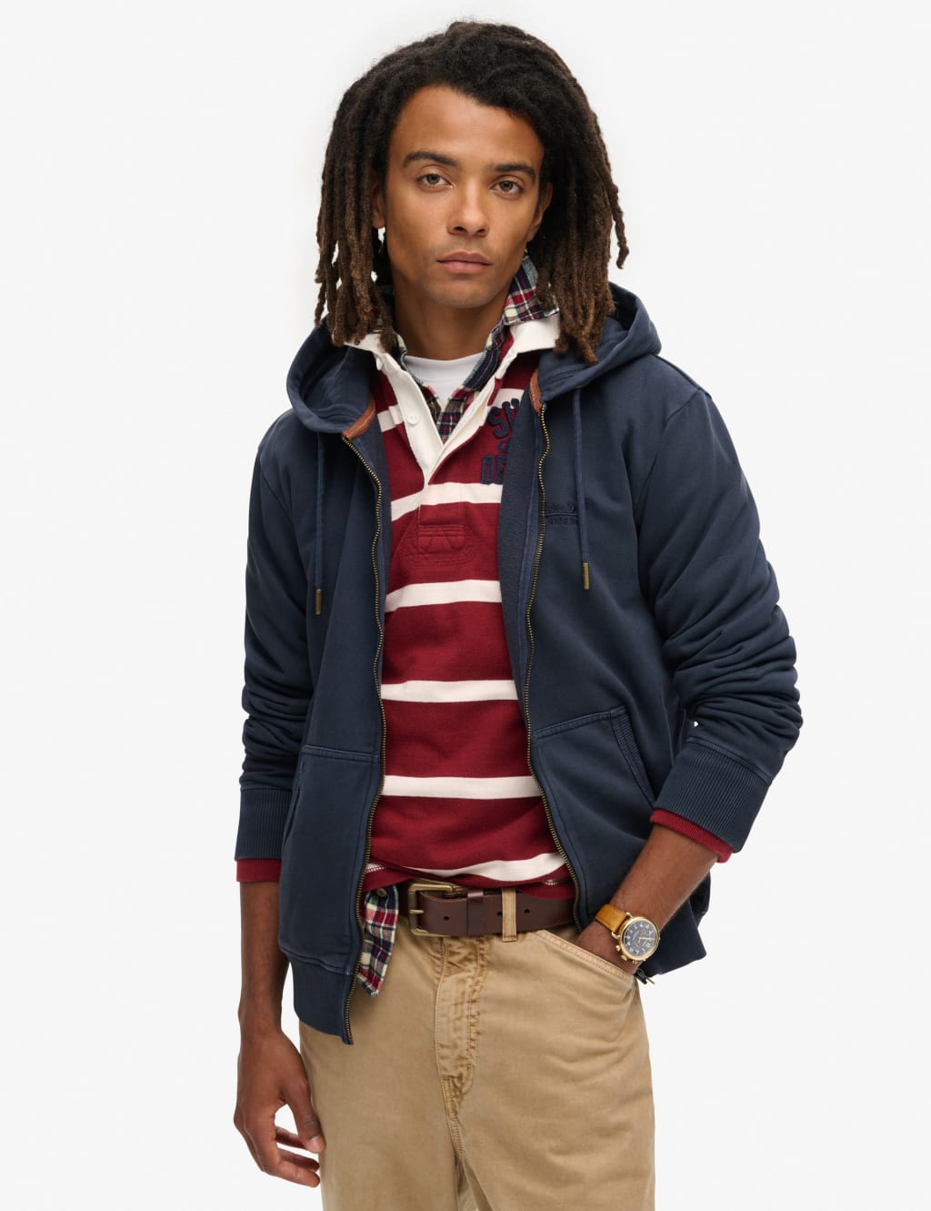 Pure Cotton Zip Up Hoodie