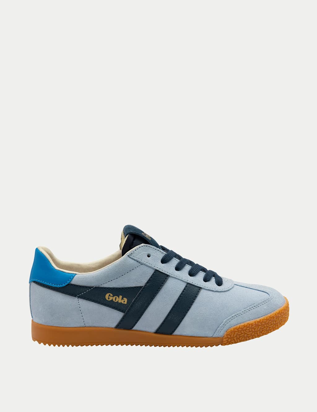 Gola Elan Suede Trainers Blue Mix