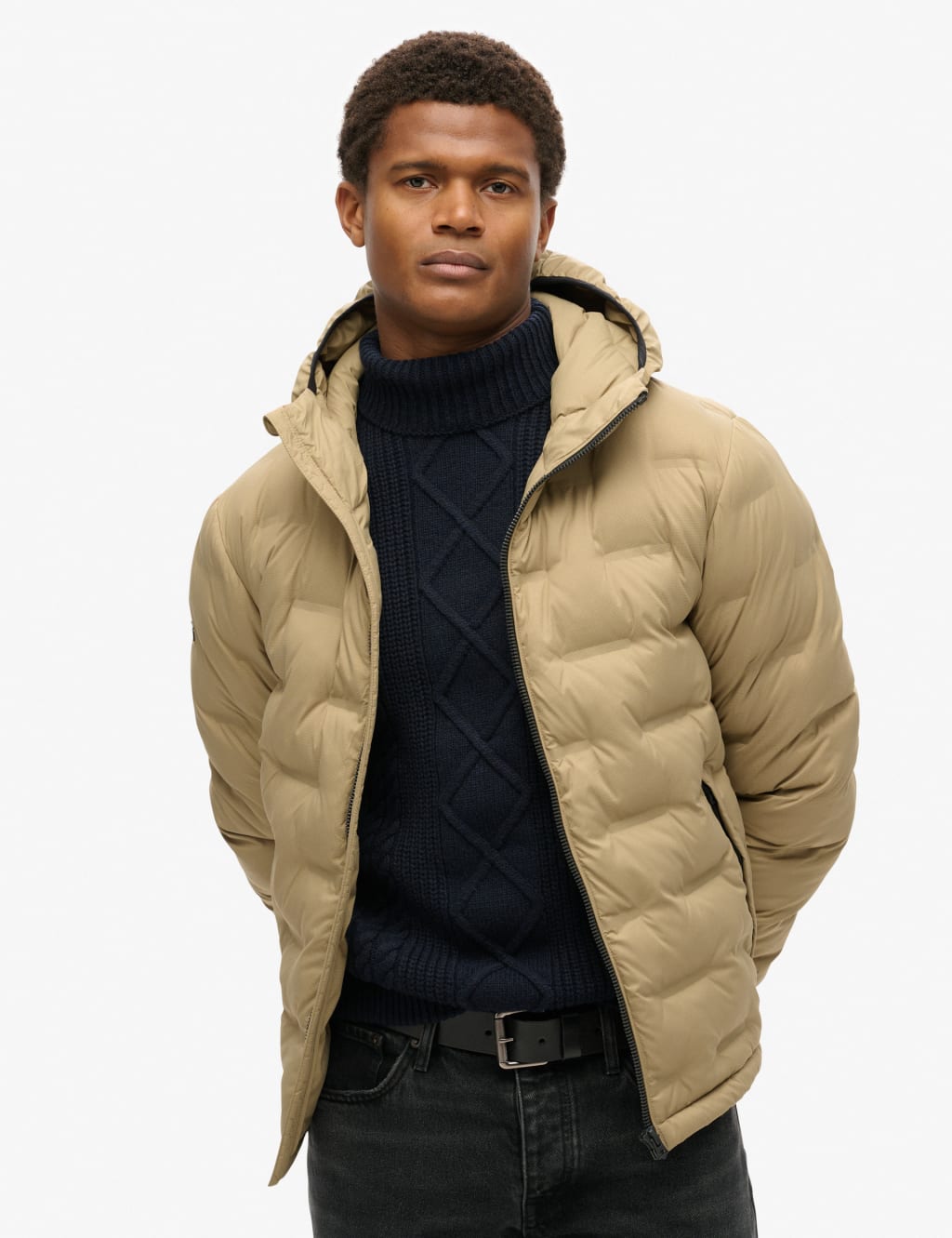 Hooded Quilted Puffer Jacket