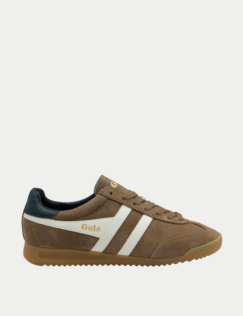 Gola Torpedo Suede Trainers Brown Mix