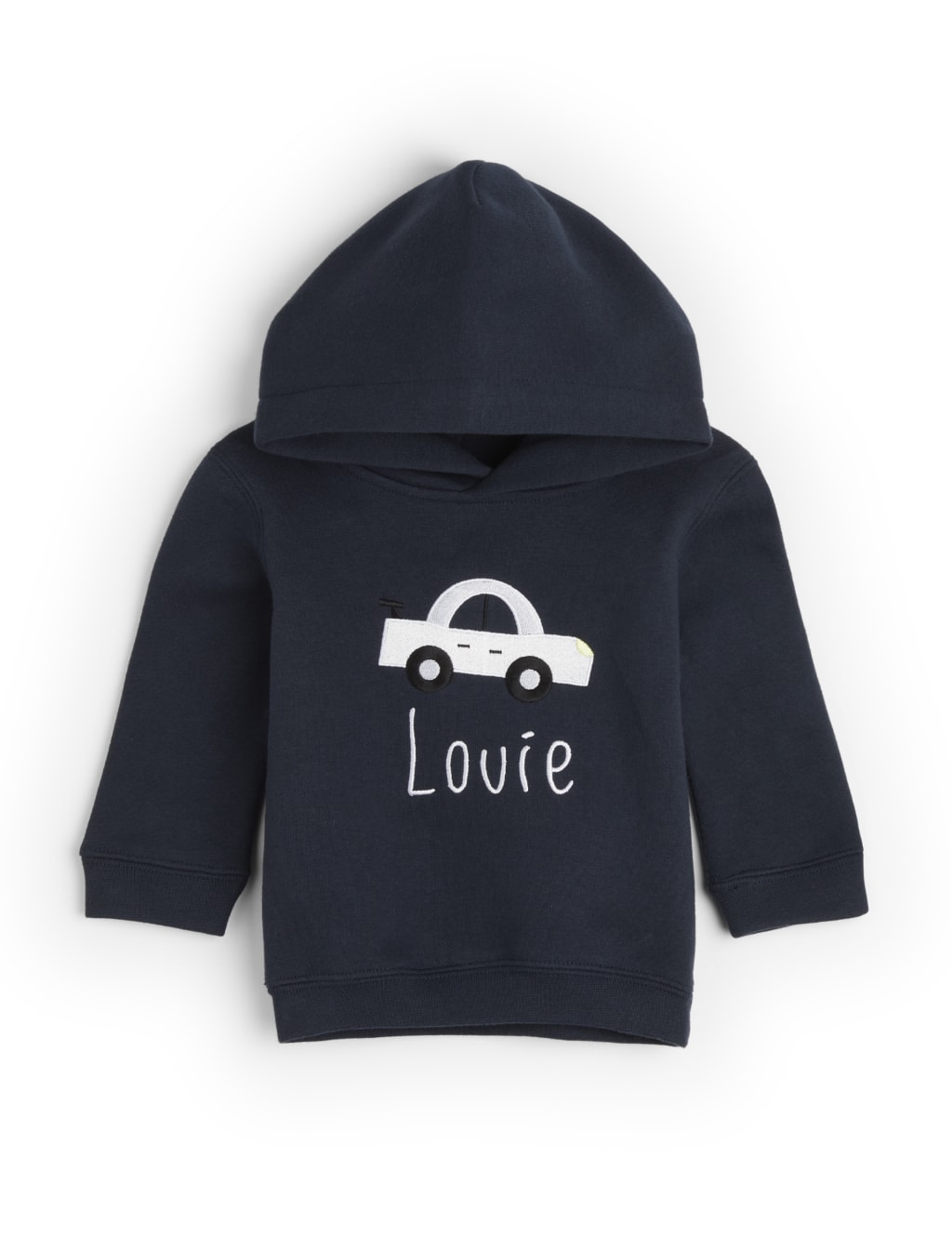 Personalised Car Hoodie (6-24 Mths)