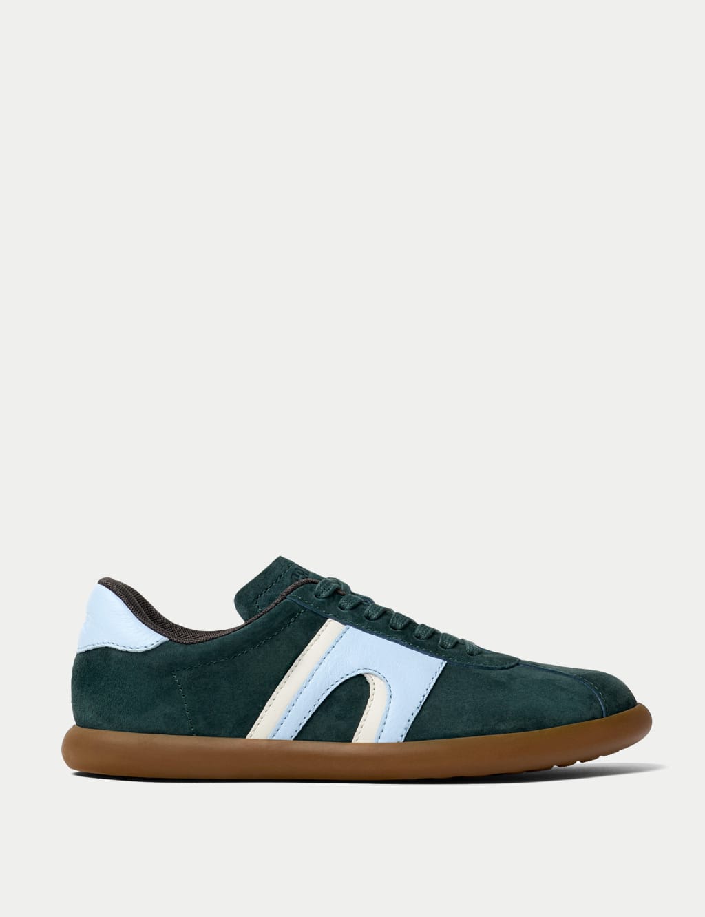 Lace Up Leather Trainers