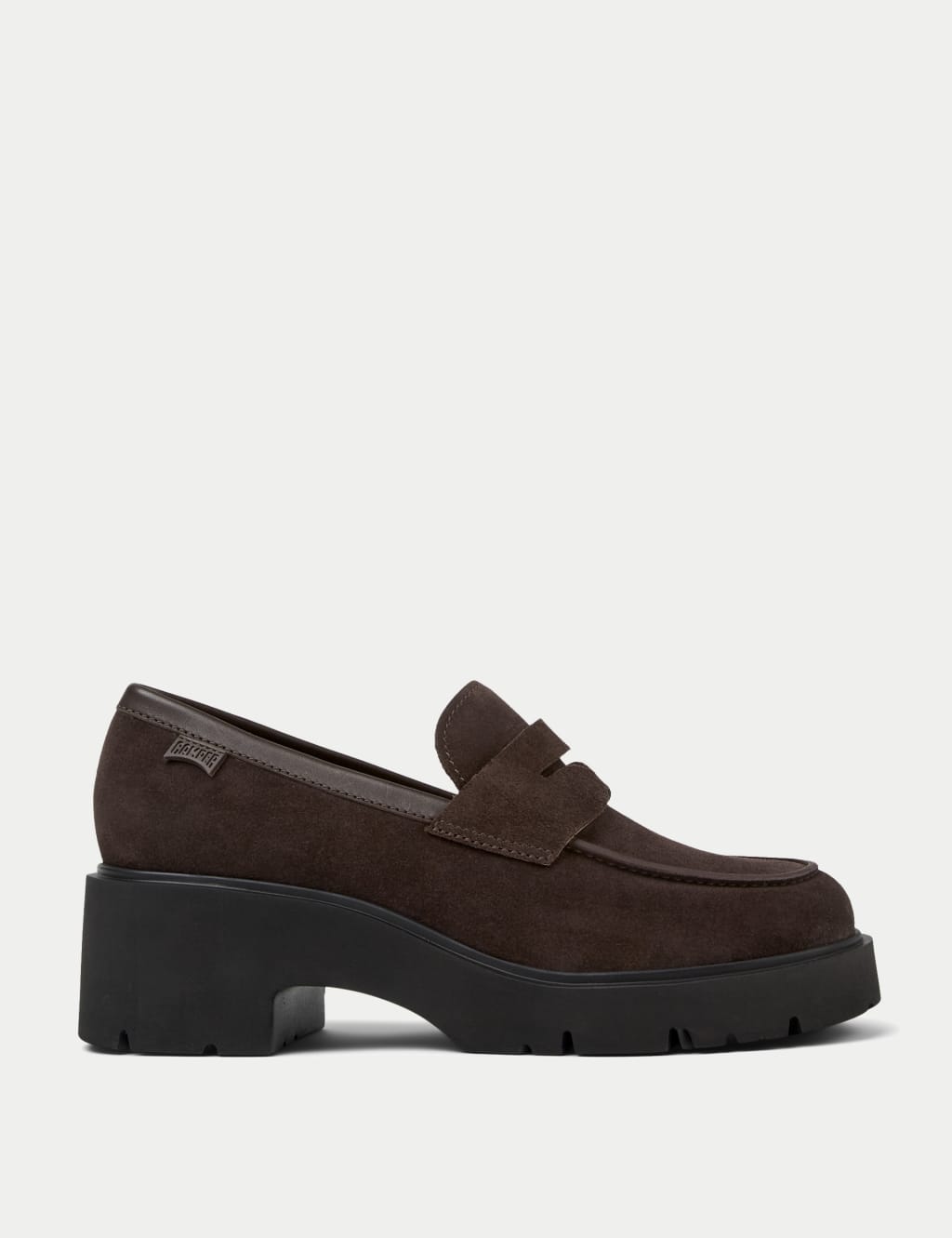 Leather Flatform Loafers