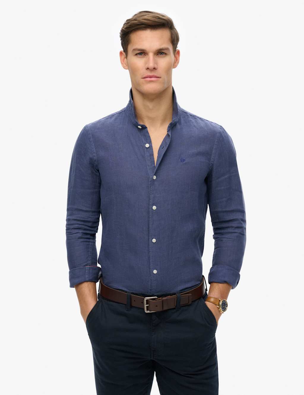 Relaxed Fit Pure Linen Shirt