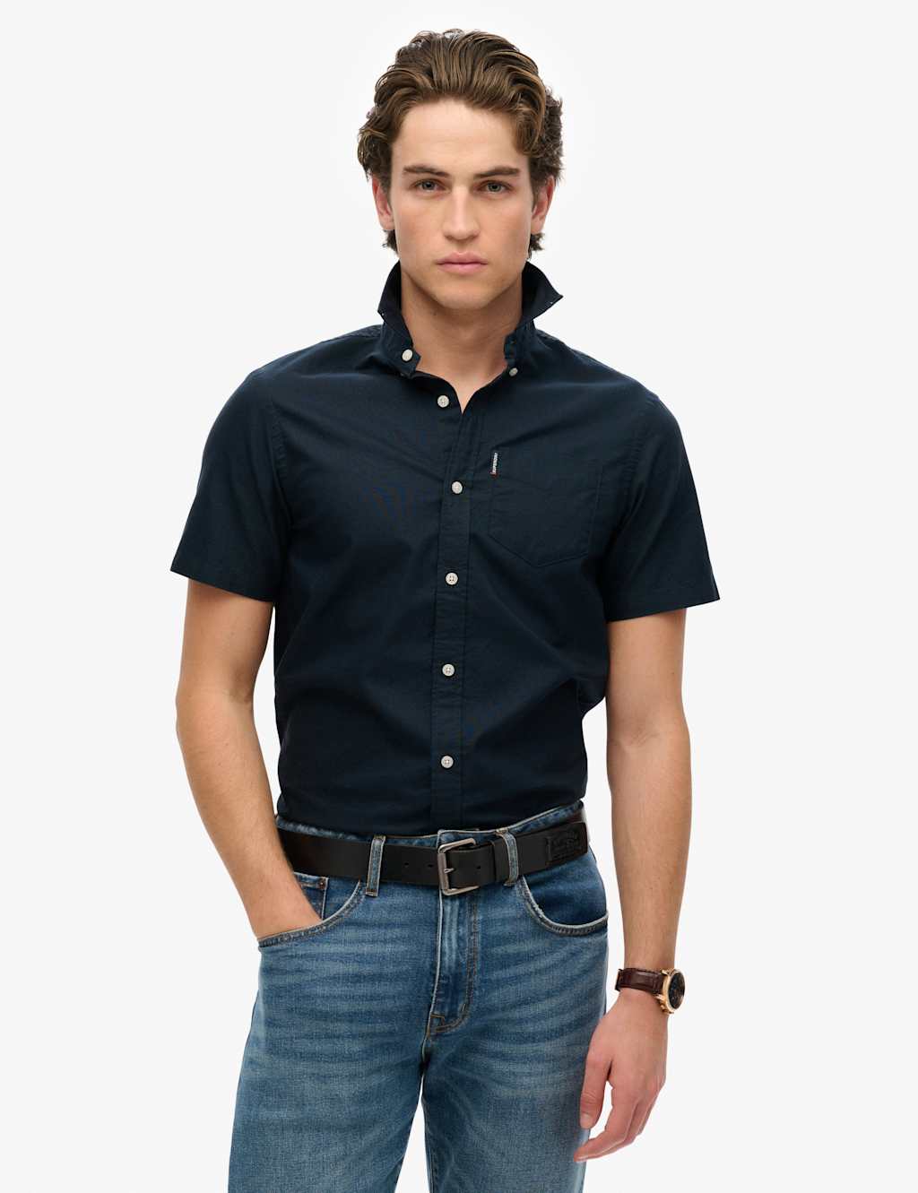 Relaxed Fit Pure Cotton Oxford Shirt