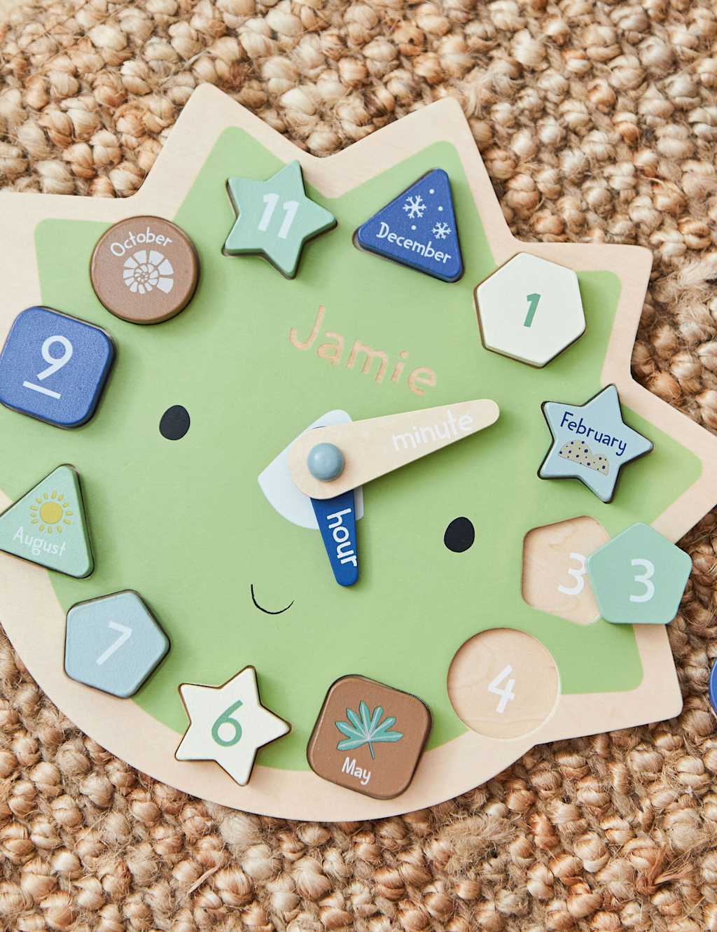 Personalised Dinosaur Clock Puzzle