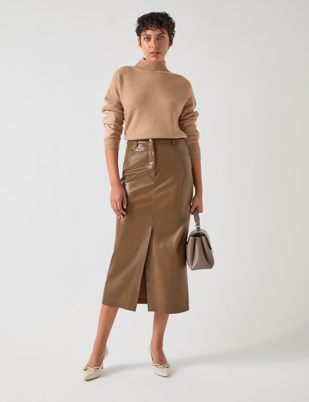 Brown Skirts at M S
