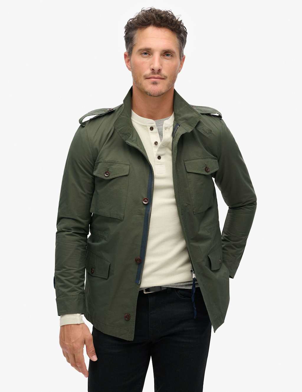 Cotton Rich Utility Jacket