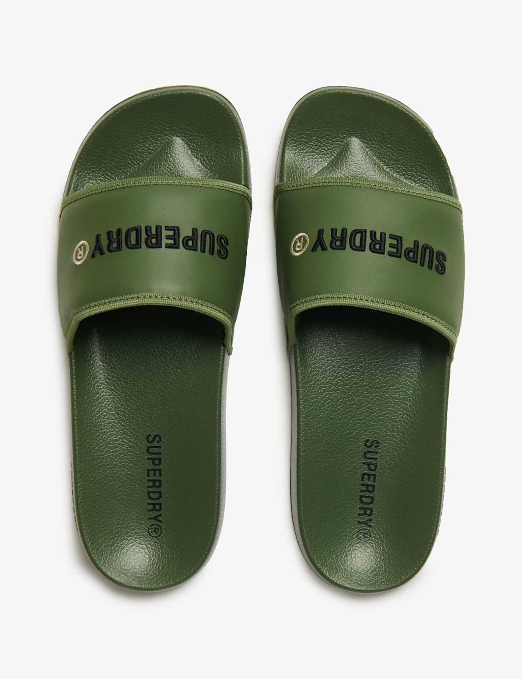 Logo Embroidered Sliders