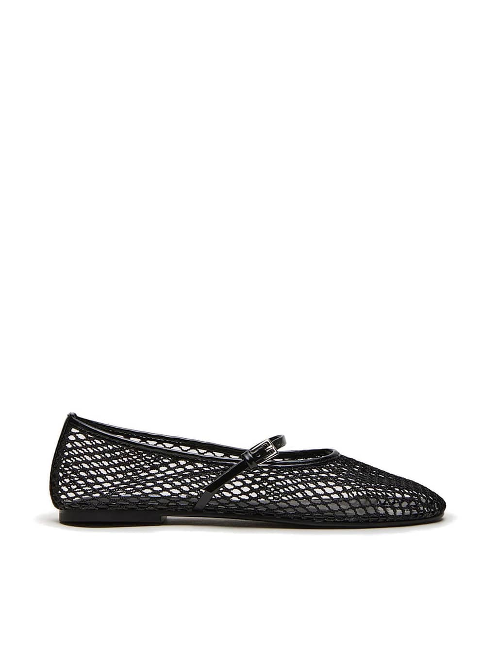 Steve Madden Women's Mags Mesh Flat Ballet Pumps - 8 - Black - Available at M&S