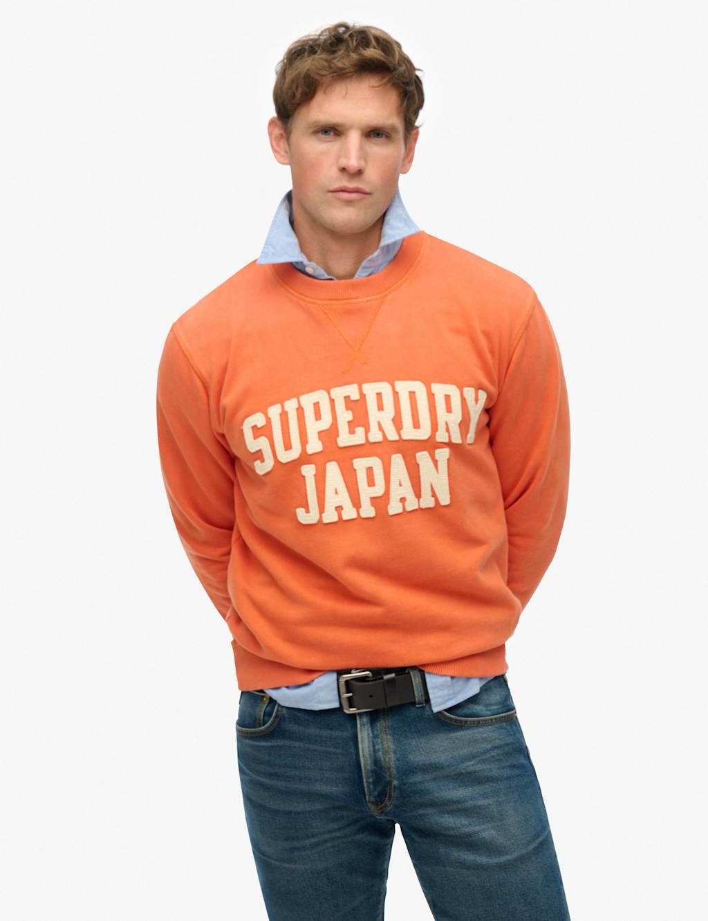 Pure Cotton Slogan Sweatshirt