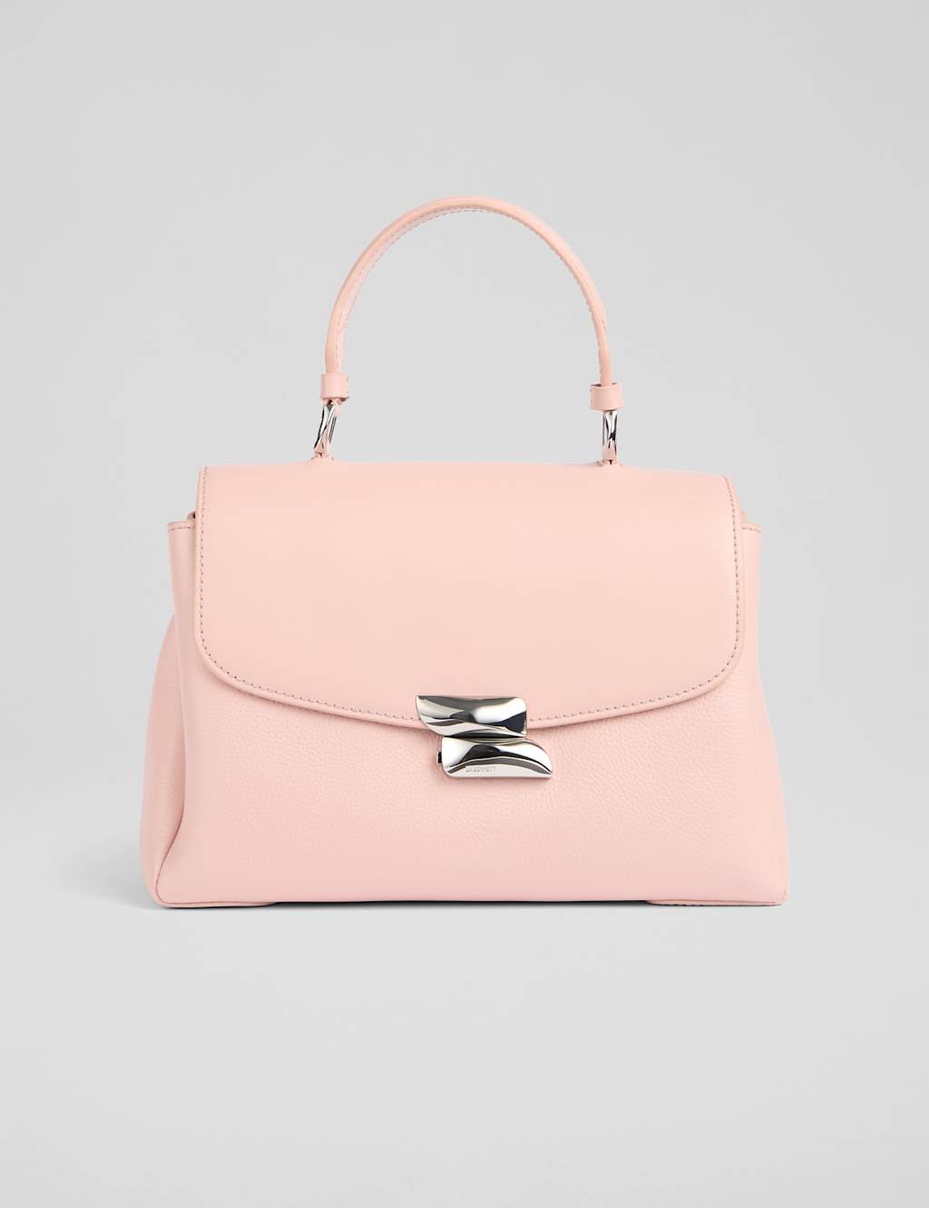 Leather Top Handle Cross Body Bag